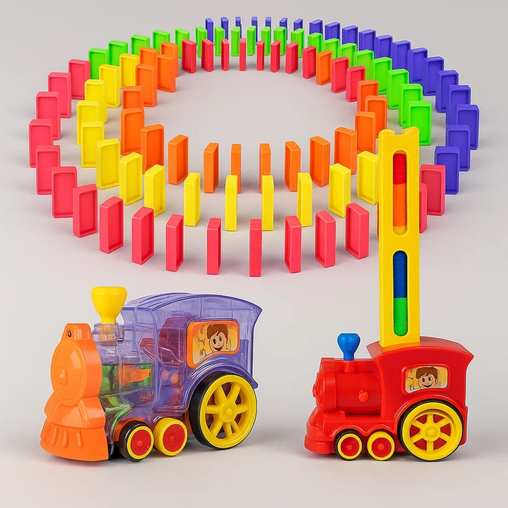 Treno con Tessere Domino per Bambini