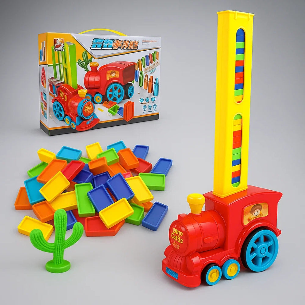 Treno con Tessere Domino per Bambini